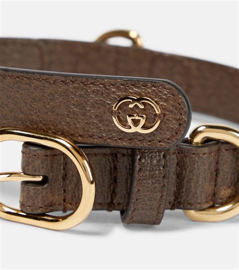 collare gucci|gucci dog collar large.